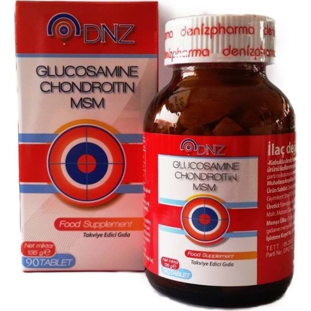 Dnz Glucosamine Chondroitin Msm 90 Tablet