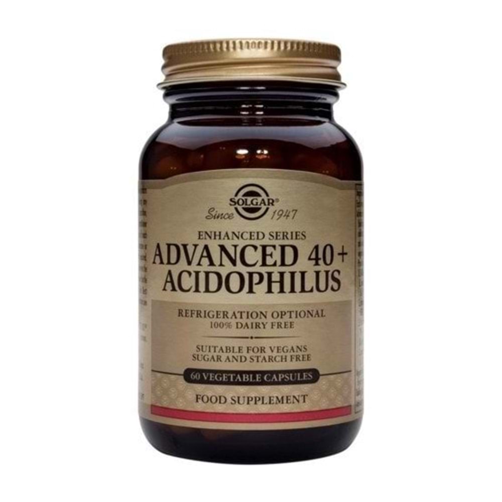 Solgar Advanced 40 + Acidophilus 60 Kapsül