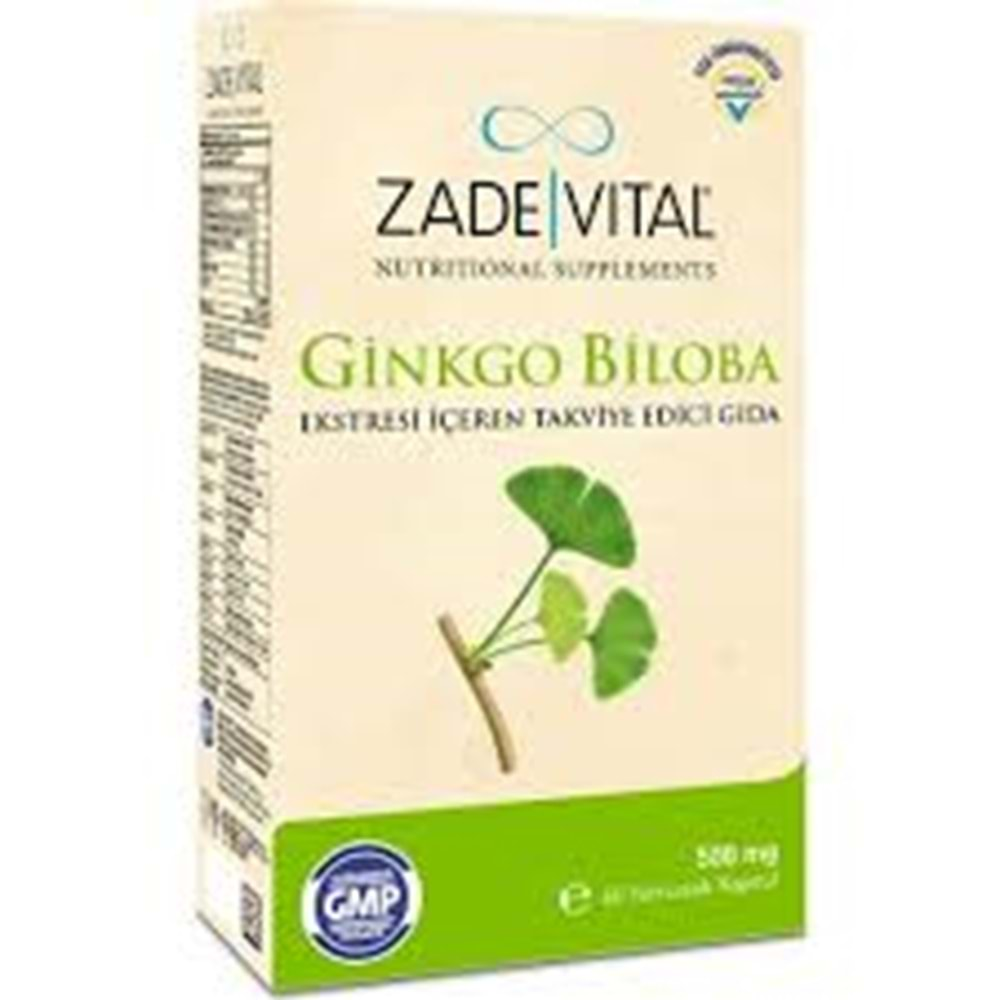 Zade Vital Ginkgo Biloba 30 Kapsül