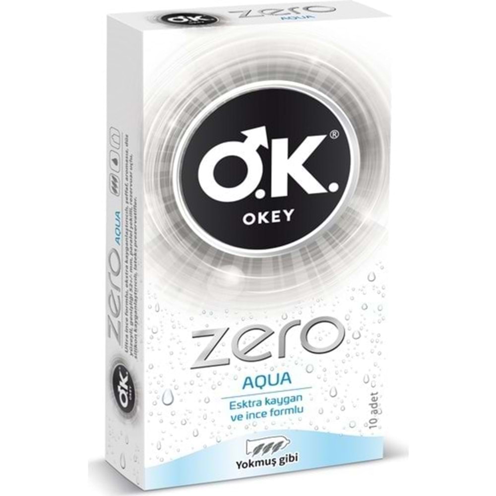 Okey Zero Aqua Prezervatif Fırsat Paketi