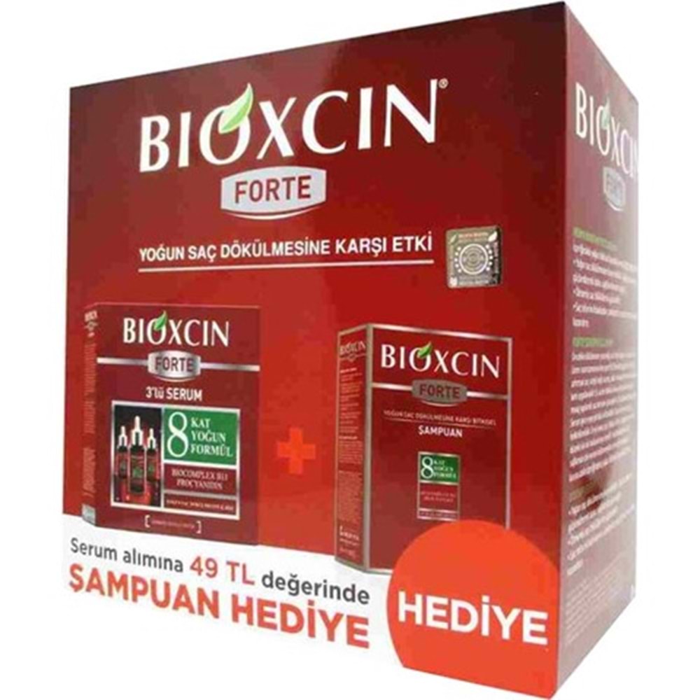 Bioxcin Forte Serum 3x30mm & Forte Şampuan Set