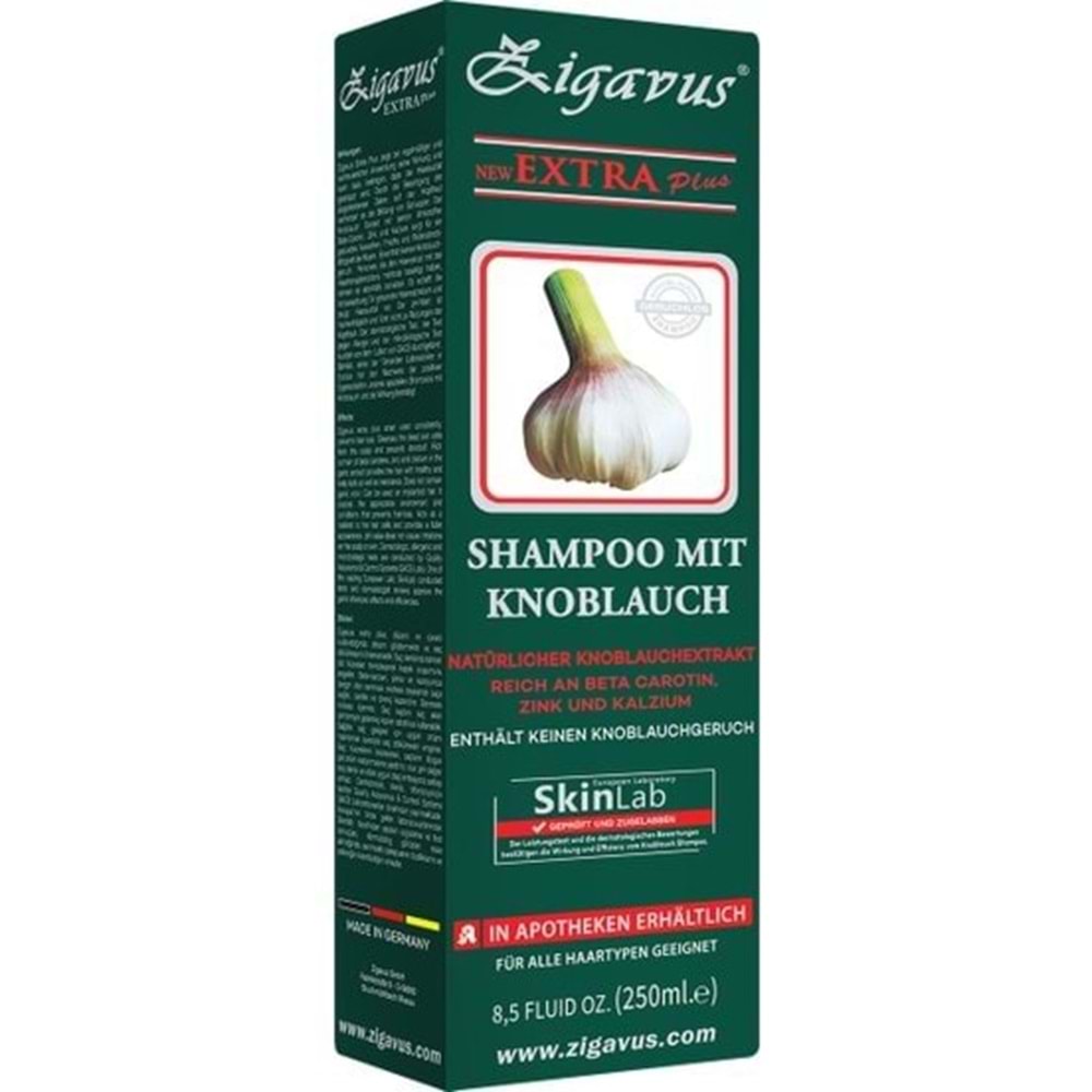 Zigavus Saç Dökülmesi Karşı Kokusuz Zigavus Sarımsaklı Plus Şampuan 450ml
