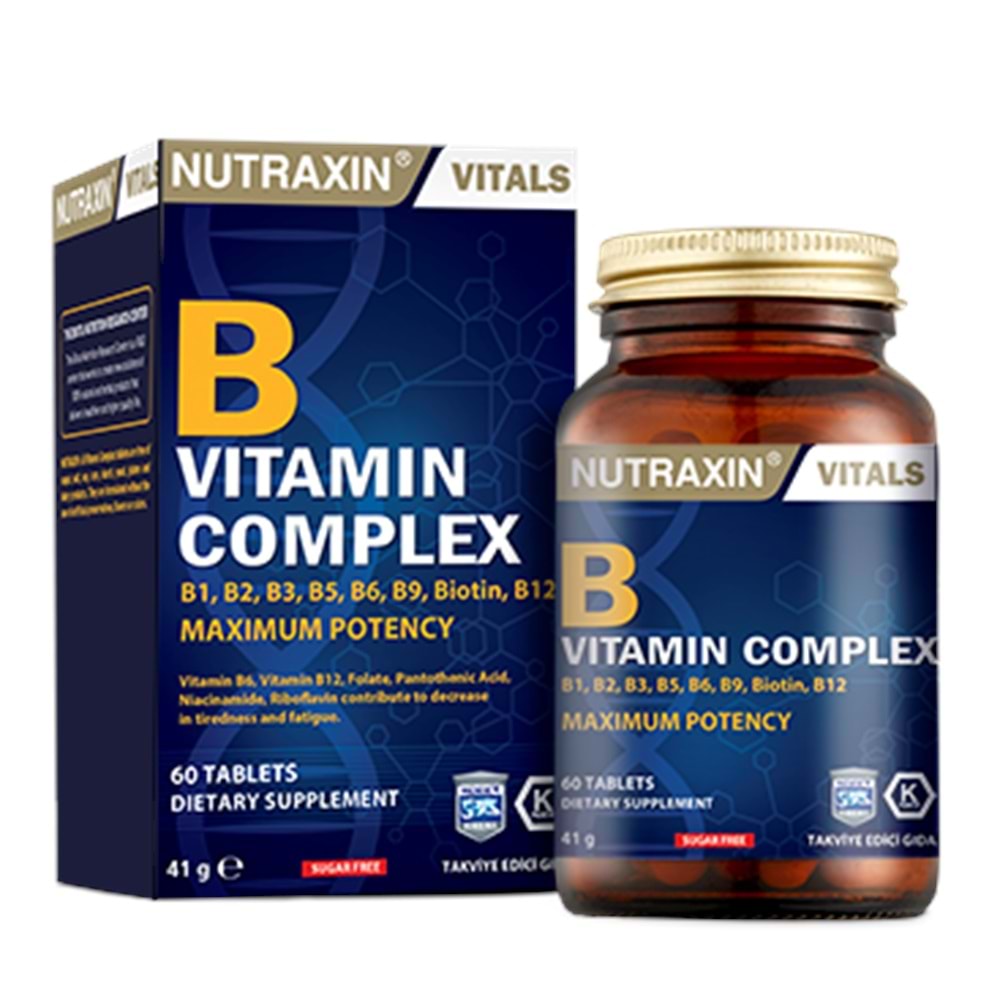 Nutraxin B vit Complex 60 kapsül