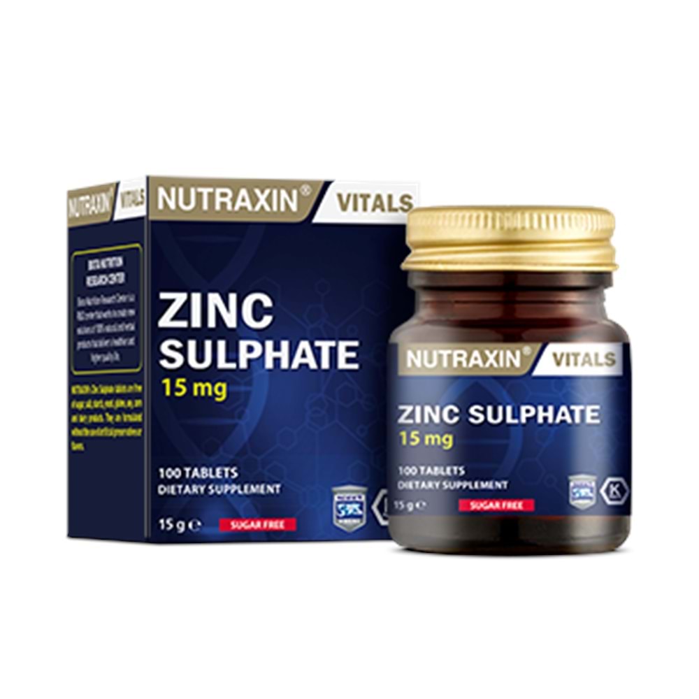 Nutraxin Zinc 15 Mg 100 Tablet