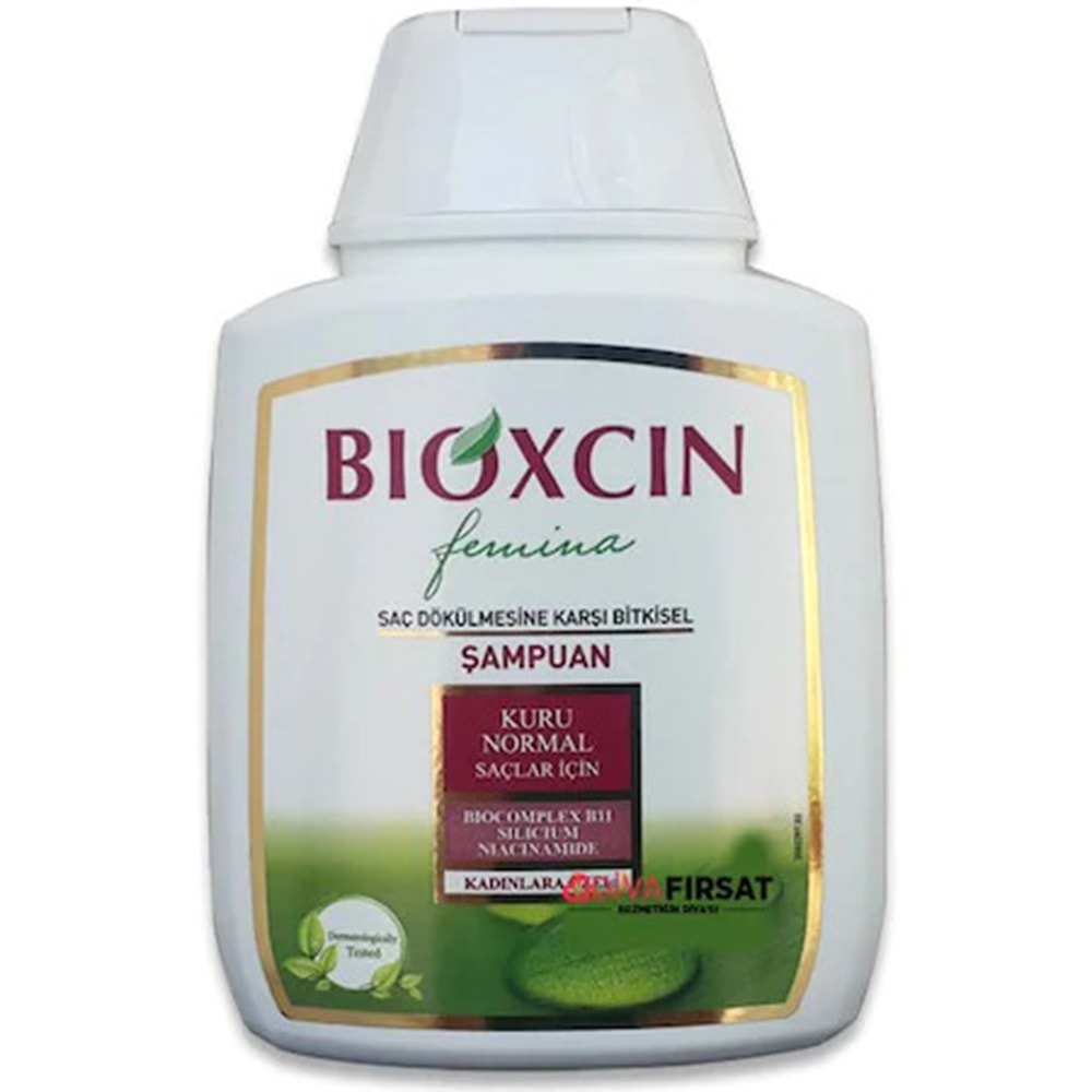 BIOXCIN FEMİNA KURU VE NORMAL SAÇLAR İÇİN KUTUSUZ ŞAMPUAN 300 ML