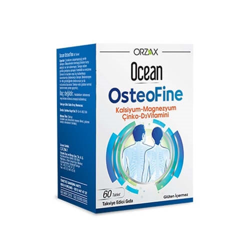 Orzax Ocean OsteoFine Takviye Edici Gıda 60 Tablet