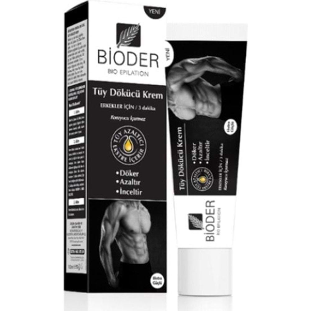 Bioder Bio Epilation Erkekler için Tüy Dökücü Krem