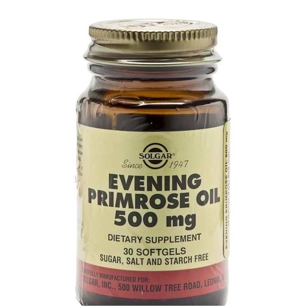Solgar Evening Primrose Oil 500 Mg 30 Kapsül