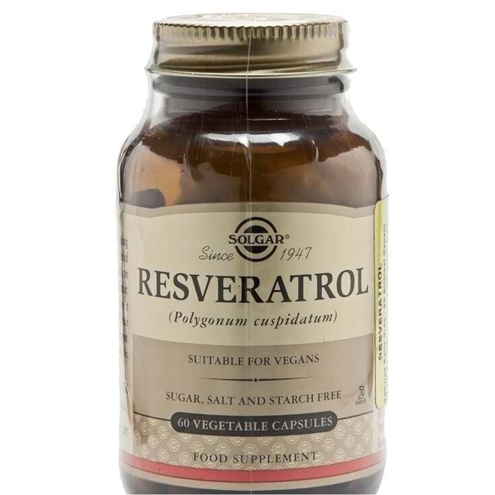 Solgar Resveratrol 60 Kapsül