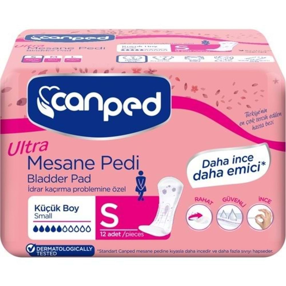 Canped Ultra Mesane Pedi Küçük 12 li