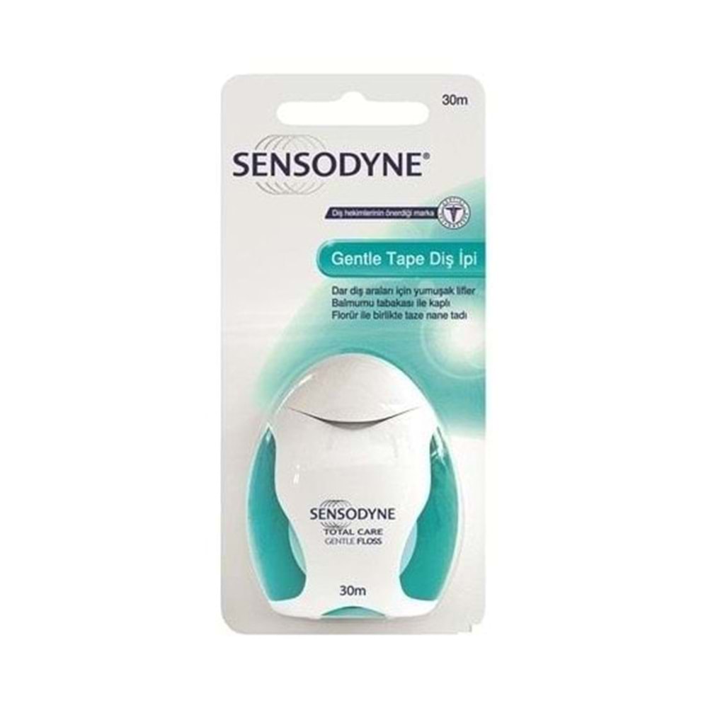 Sensodyne Gentle Tape Diş İpi 30 mt (Naneli)