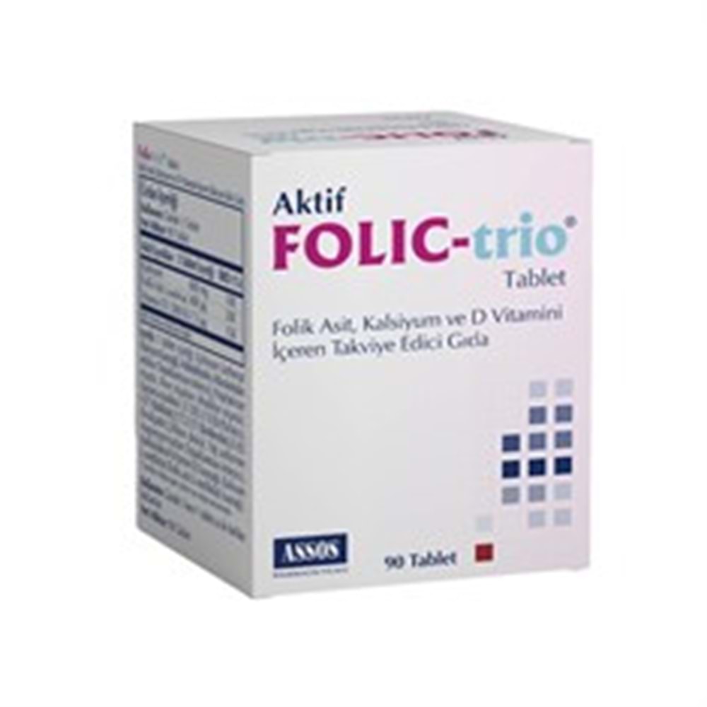 Assos Folic Trio Film 90 Tablet