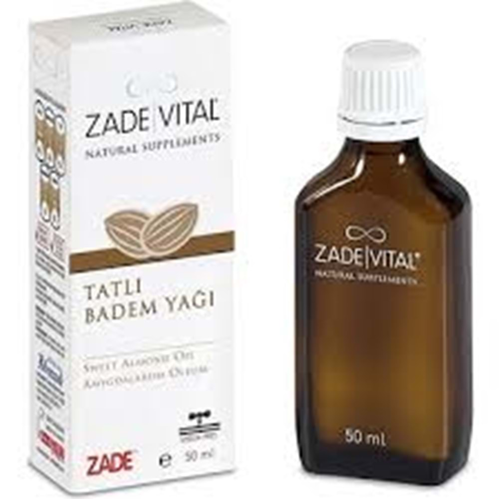 Zade Vital Tatlı Badem Yağı 50 ml