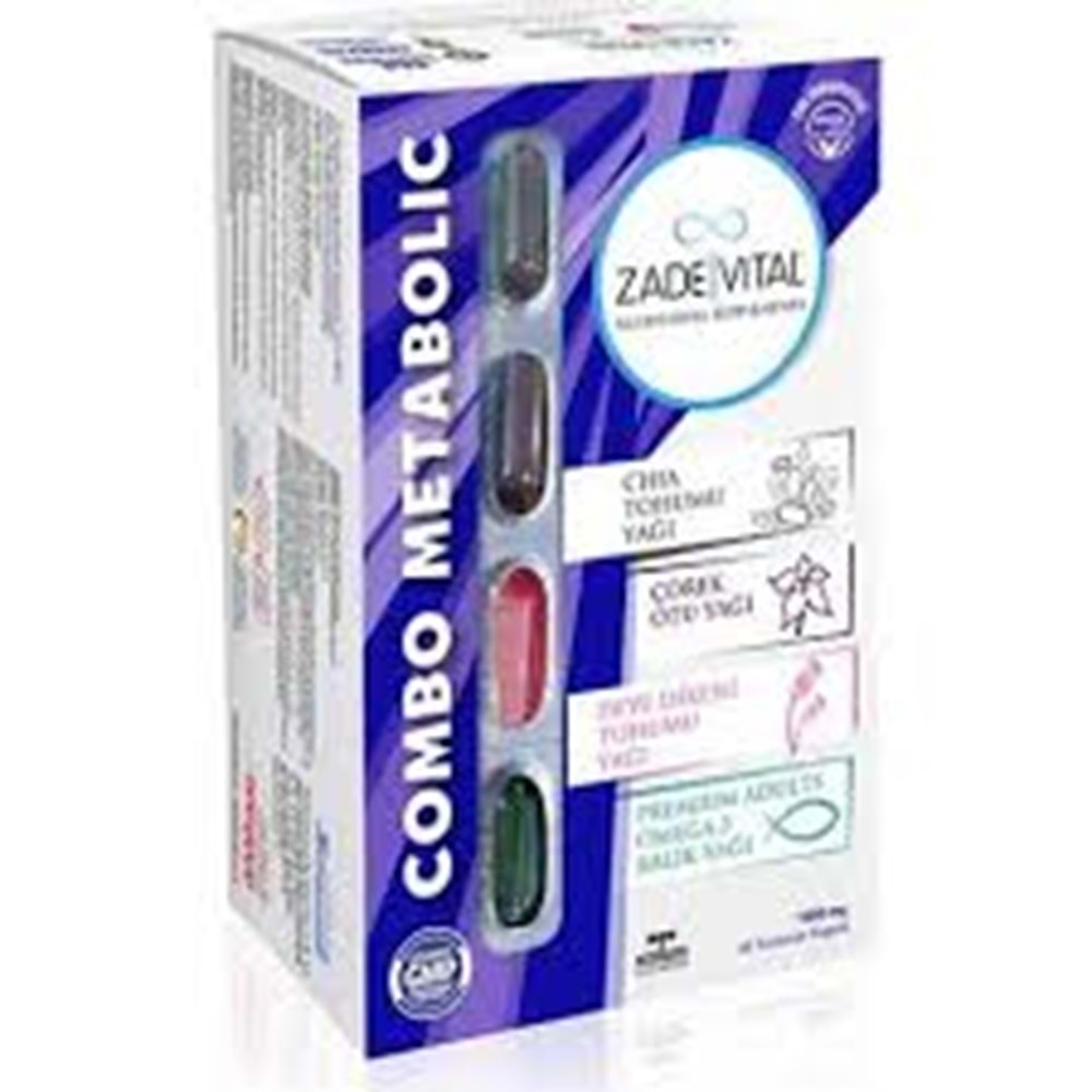 Zade Vital Combo Metabolik 60 Kapsül