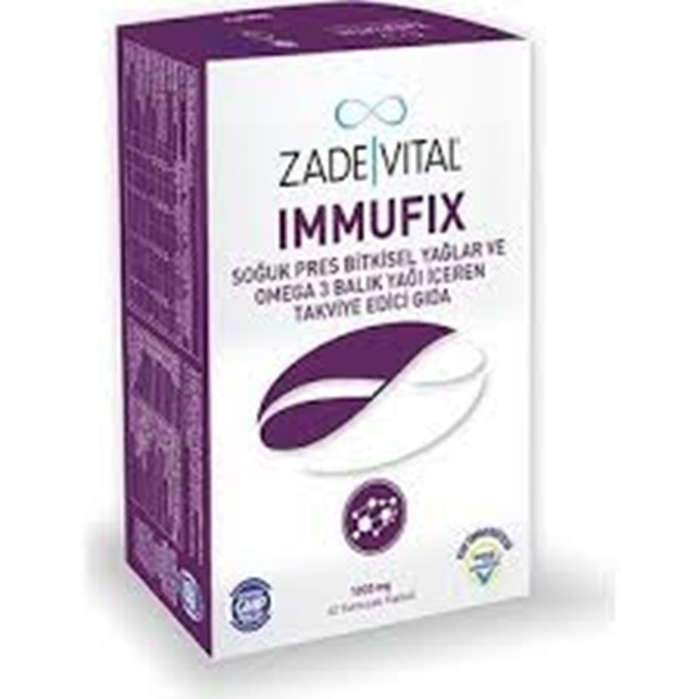 Zade Vital İmmufix 1100mg 40 Yumuşak Kapsül