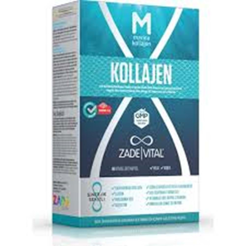 Zade Vital Marine Collagen + Hyaluronic Acid Bitkisel Sert 40'lı Kapsül