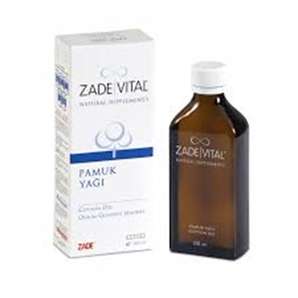 Zade Vital Pamuk Yağı 200 ml