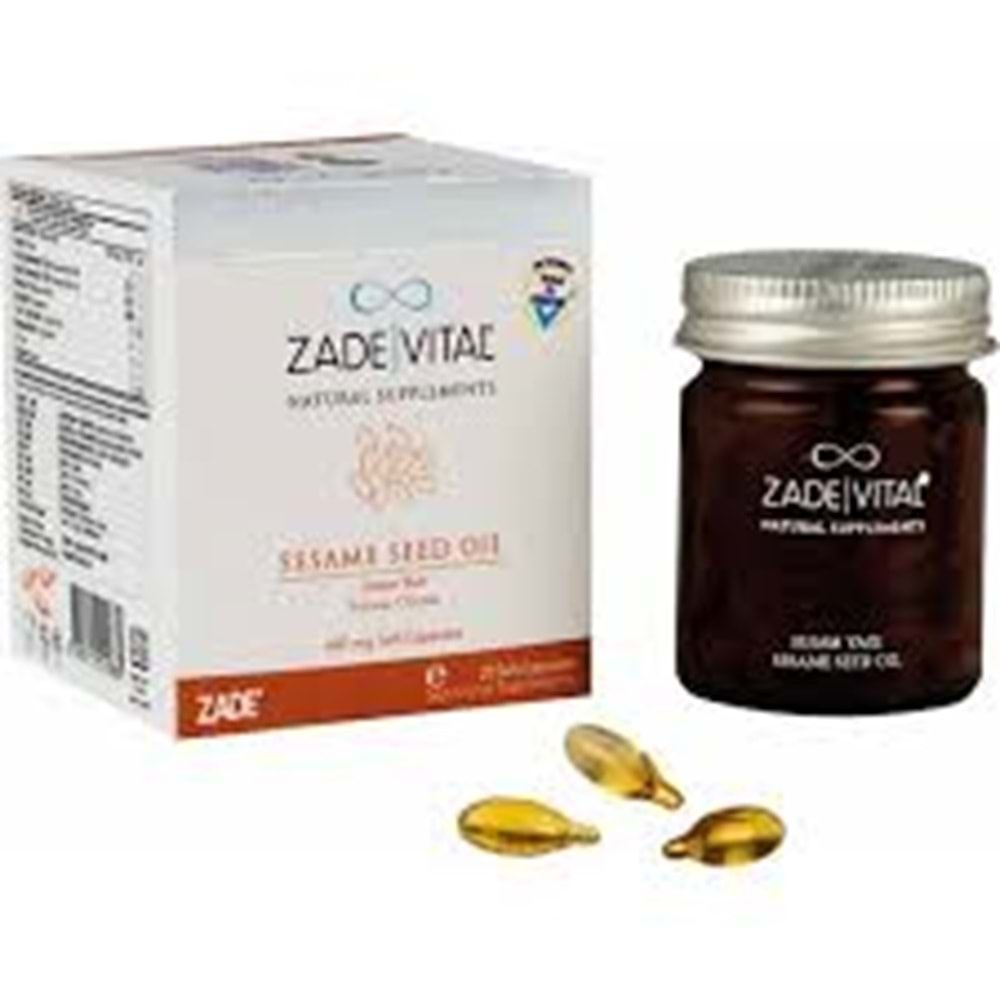 Zade Vital Susam Yağı Patlatılabilen 25 Kapsül