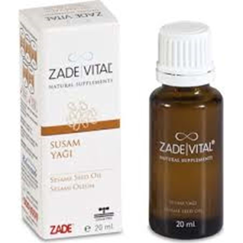 Zade Vital Susam Yağı 20 ml