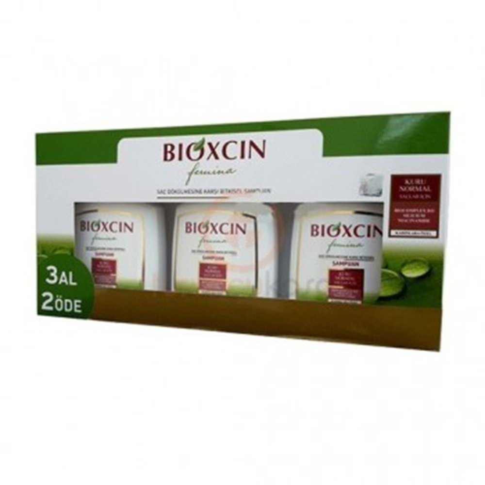 Bioxcin Femina 3 Al 2 Öde Kuru Ve Normal Saçlar İçin Şampuan 300 Ml