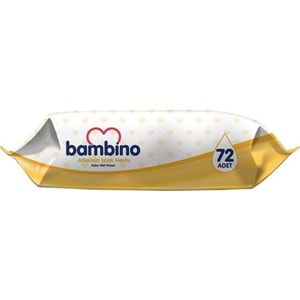 Bambino Islak Havlu 72 li - Sarı