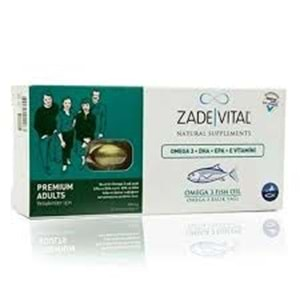 Zade Vital Omega 3 Balık Yağı 900 Mg Yetişkinler İçin 30 Kapsül