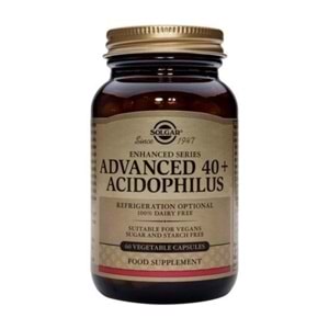 Solgar Advanced 40 + Acidophilus 60 Kapsül