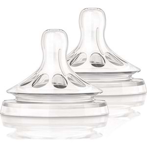 Philips Avent SCF653/27 Natural 2'li Biberon Emziği ( 3 Ay+) / 3 Delik