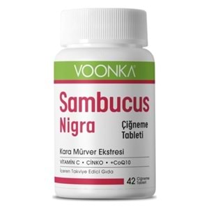 Voonka Sambucus Nigra 42 Çiğneme Tablet