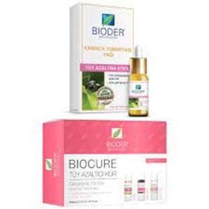 Bioder Tüy Azaltıcı Set-Karınca Yumurtası Yağı + Yüz Için Tüy Kür 3*10+ Yüz Için Tüy Azal 30ml