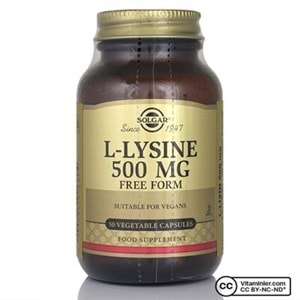 Solgar L-Lysine 500Mg 50 Tablet