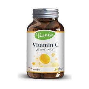 Voonka Vitamin C Çiğneme Tableti 20 Tablet