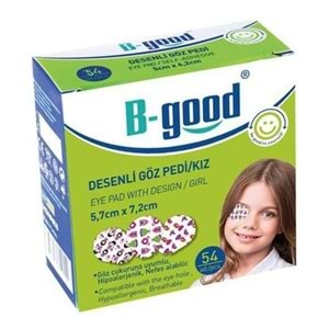 B-Good Desenli Göz Pedi 5,7cm x 7,2cm / Kız