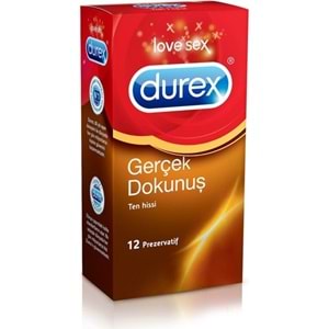 Durex Gerçek Dokunuş Prezervatif 12'Li