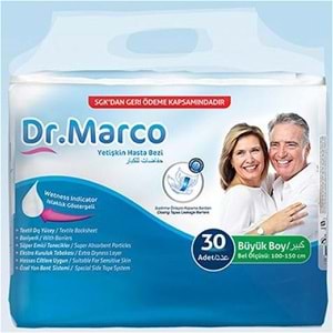 DR MARCO YETİŞKİN HASTA BEZİ BÜYÜK BOY 30 ADET