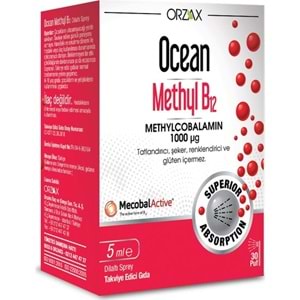 Ocean Methyl B12 Dilaltı Sprey 5 Ml