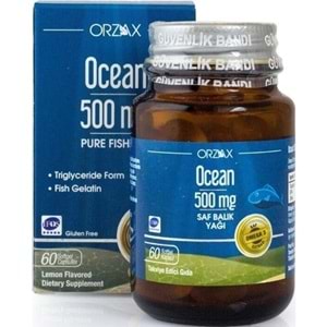 Ocean Plus 500 mg 60 Kapsül Balık Yağı