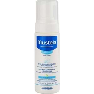 Mustela Foam Shampoo For Newborns - Yenidoğan Köpük Şampuanı 150Ml
