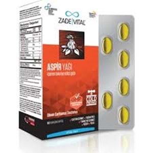 Zade Vital Aspir Yağı 600 Mg 60 Kapsül
