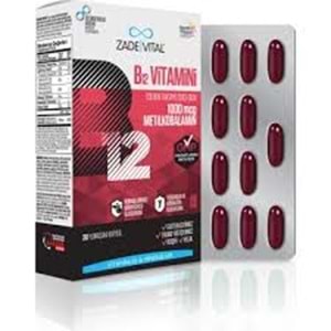 Zade Vital B12 Vitamini 1000 mcg 30 Kapsül