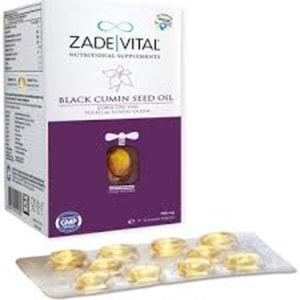 Zade Vital Çörek Otu Yağı 900 Mg 30 Kapsül