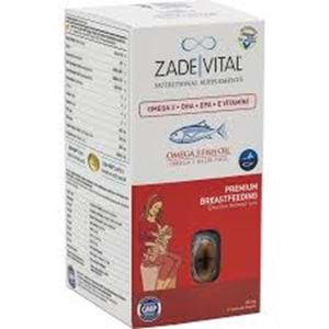 Zade Vital Omega 3 Emziren Anneler İçin 50 Kapsül