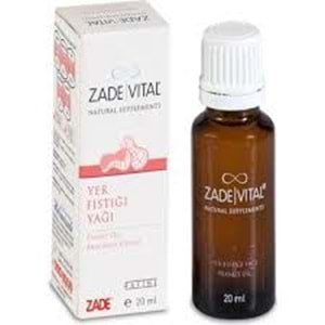 Zade Vital Yer Fıstıgı Yagı 20 Ml