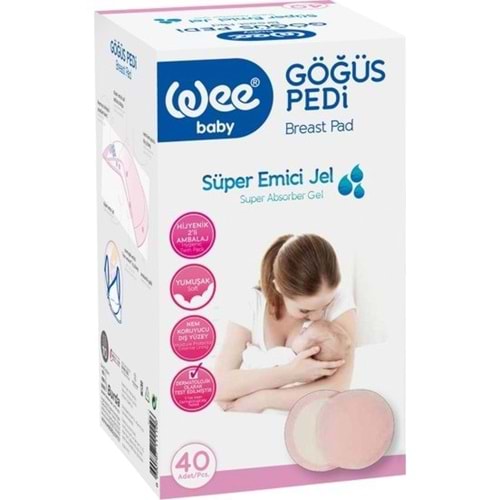 Wee Baby Baby Göğüs Pedi 30+10 lu Paket