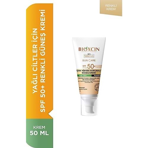 Bioxcin Sun Care Çok Yüksek Korumalı Yağlı Ciltler Için Güneş Kremi 50 ml Spf 50+