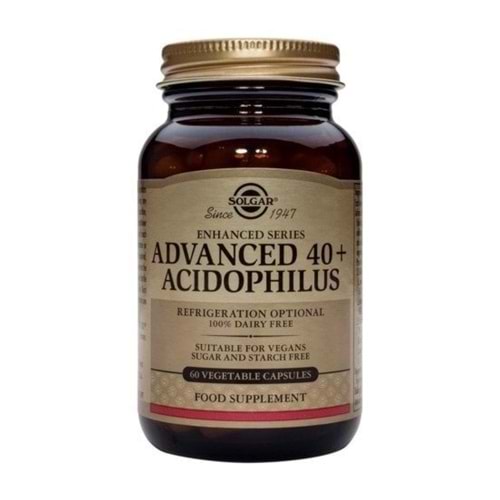 Solgar Advanced 40 + Acidophilus 60 Kapsül