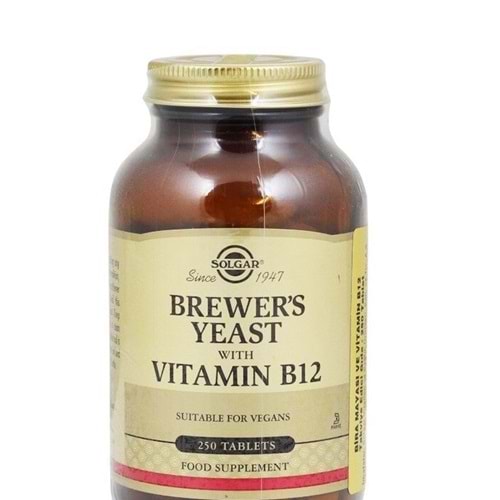 Solgar Brewer s Yeast with Vitamin B12 250 Tablet
