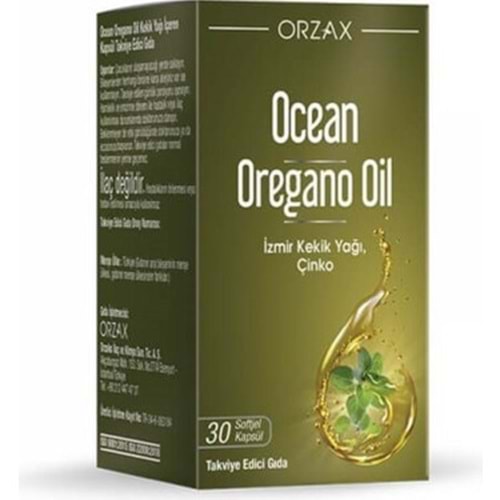 Orzax Ocean Oregano Oil 30 Kapsül