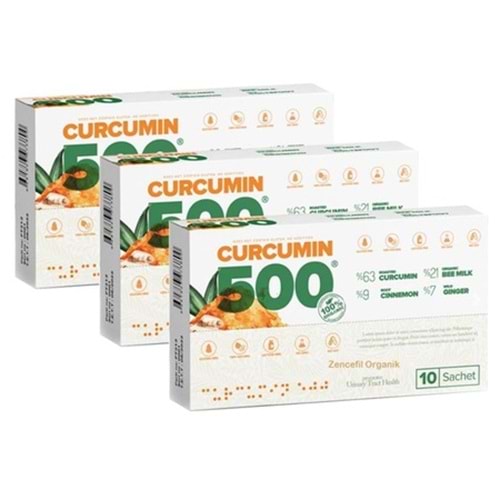 Patina Curcumin 500 Herbal Food Altın Yoğurt Kürü 3'lü Paket
