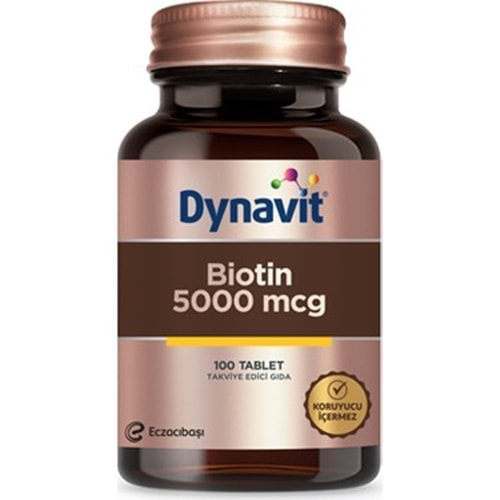 Dynavit Biotin 5000MCG 100 Kapsül